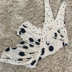 NWT TopShop Mixed Spotted Midi Dress US size 6